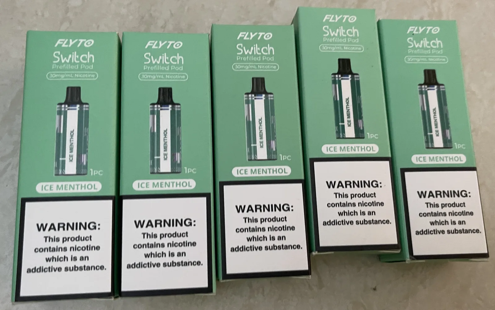 FLYTO Switch Prefilled Pod – Ice Menthol 30mg/mL Nicotine product image 2