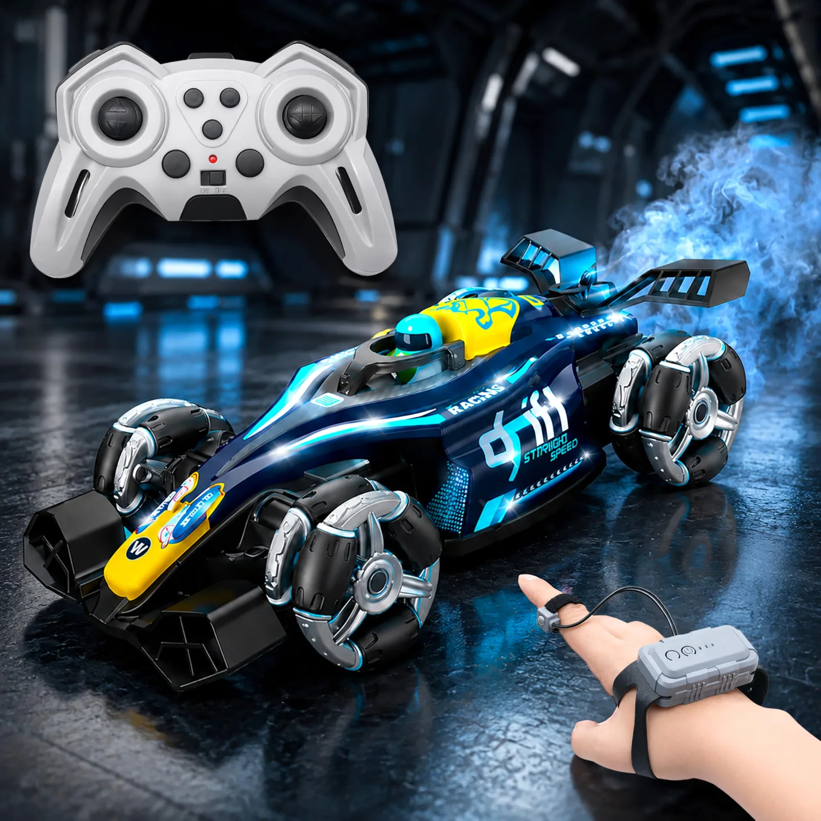4x4 Formula F1 RiseX Stunt Drift RC Smoke Car product image 2