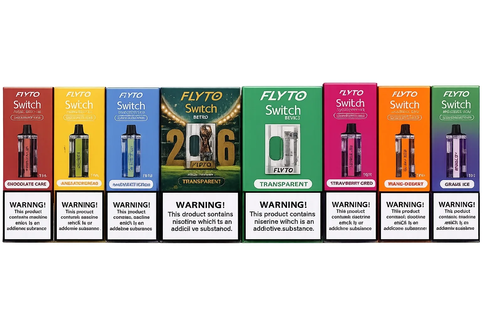 FLYTO Switch Prefilled Pod 30mg Original Vape Pod Multiple Flavors at BonikPoint Bangladesh